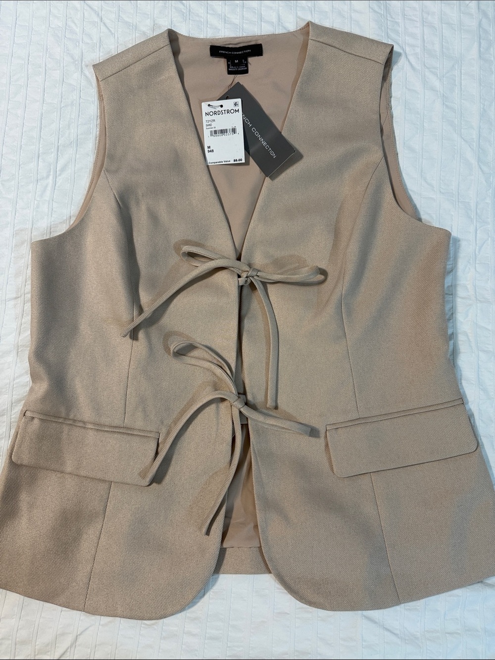 FRENCH CONNECTION fitted vest
